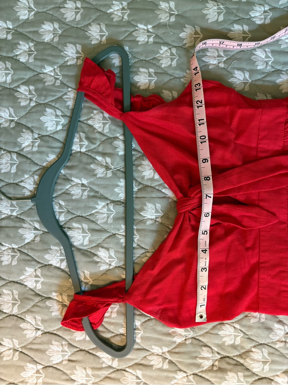 Hello Molly Red Ruffle Strap Mini Dress - Picture 3 of 5